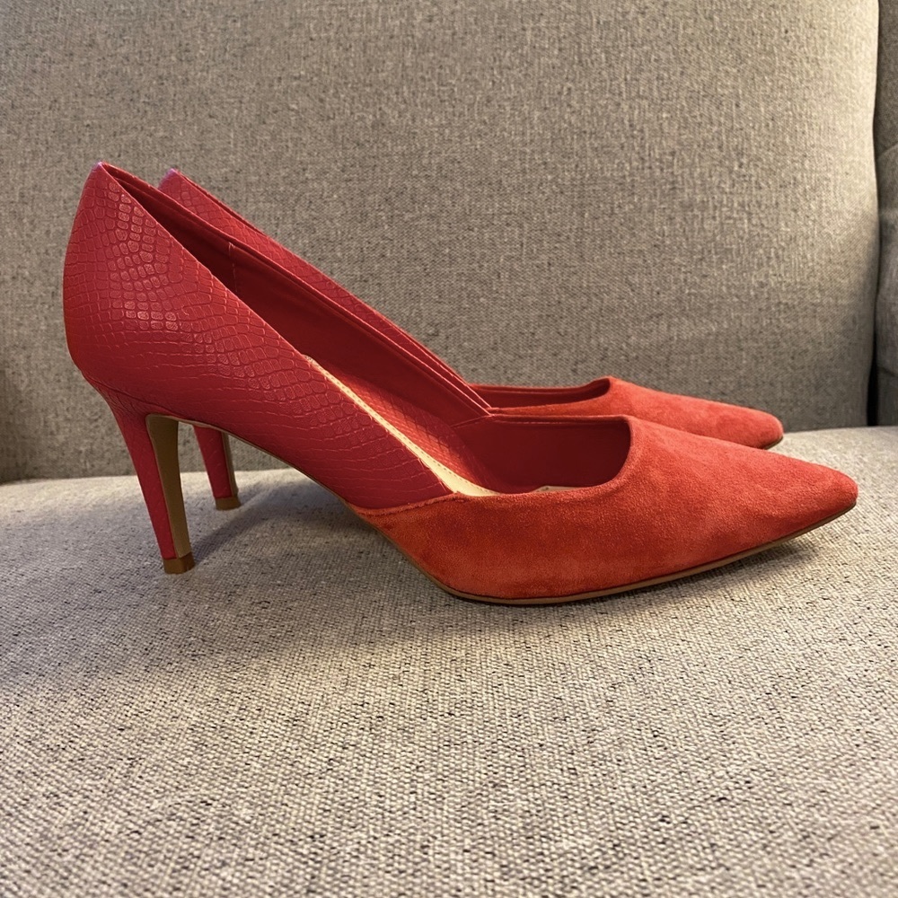 Isaac Mizrahi Red Heels Size 8